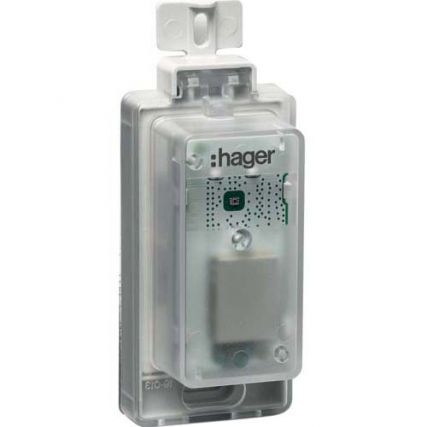 Датчик освещения / беспроводной/ накладной /для EGN100, EGN200, EGN400 / IP55 / 2 x 1,5 V, AAA / срок службы батареи 5 лет / Hager / EEN003W