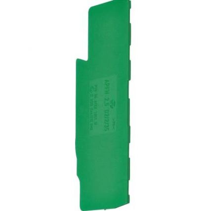 Заглушка для клемм KYA02E4 / зеленая / Hager / KWE09GR