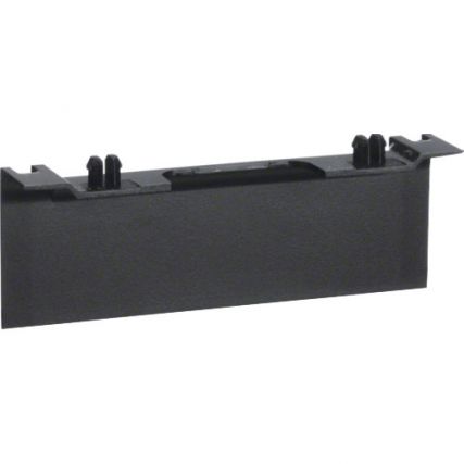 Нижняя накладка универсальных держателей / 20х80 мм (ВхШ) / черный - графит / RAL9011 / Hager / SL20080AC9011